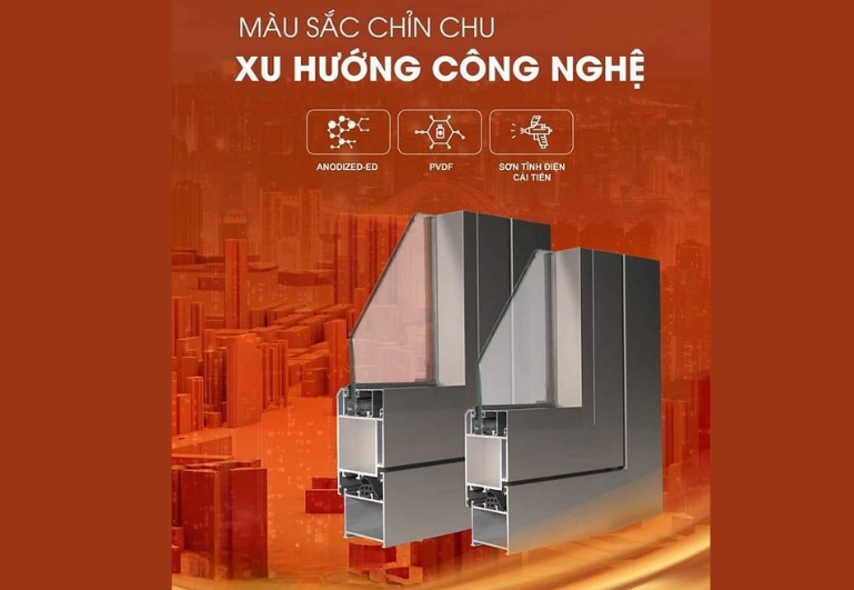 Nhôm Xingfa có cầu cách nhiệt class A đã có sự nổi bật nhất định