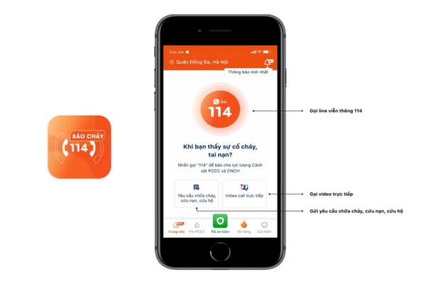 Giới thiệu về App “Báo cháy 114”