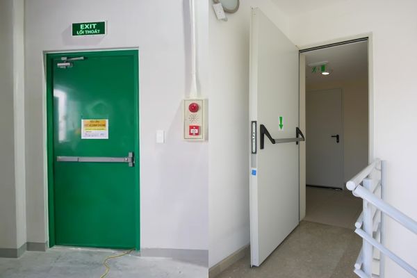 Sự khác biệt giữa cửa thép chống cháy và cửa thoát hiểm