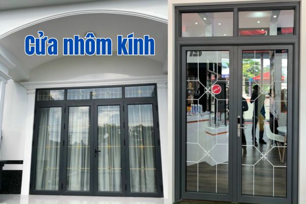 Cửa nhôm kính được lắp đặt khá phổ biến