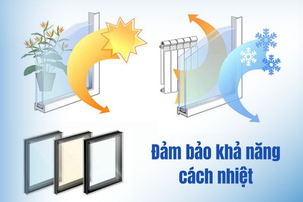 Kính hộp mang lại hiệu quả cách nhiệt tốt