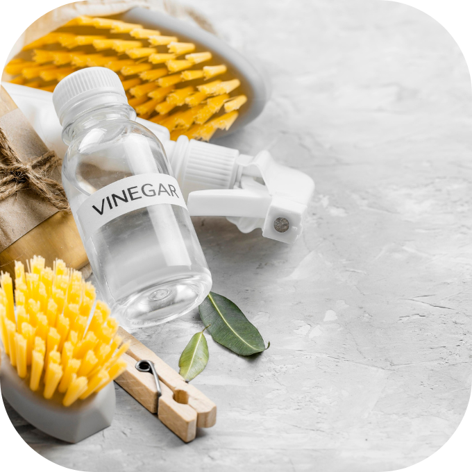 đánh vết bẩn lâu ngày bằng giấm